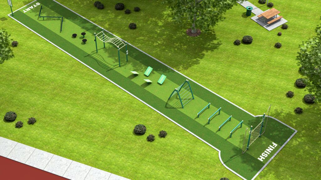 Obstacle Course 2 | Outdoor Fitness Course for Parks