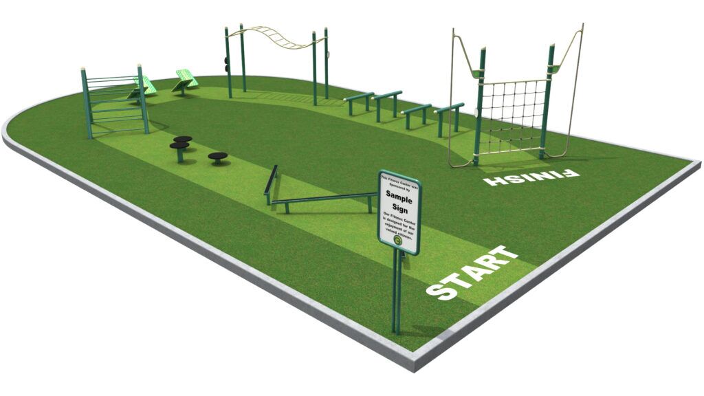 Obstacle Course 2 | Outdoor Fitness Course for Parks