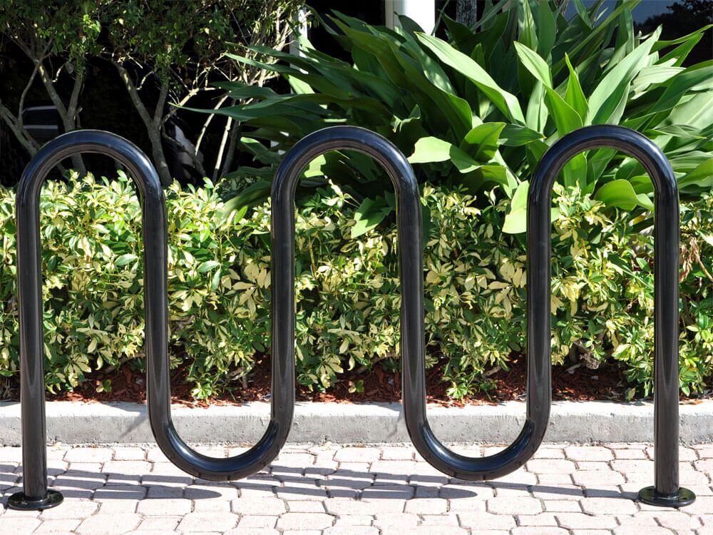7-wave bike rack