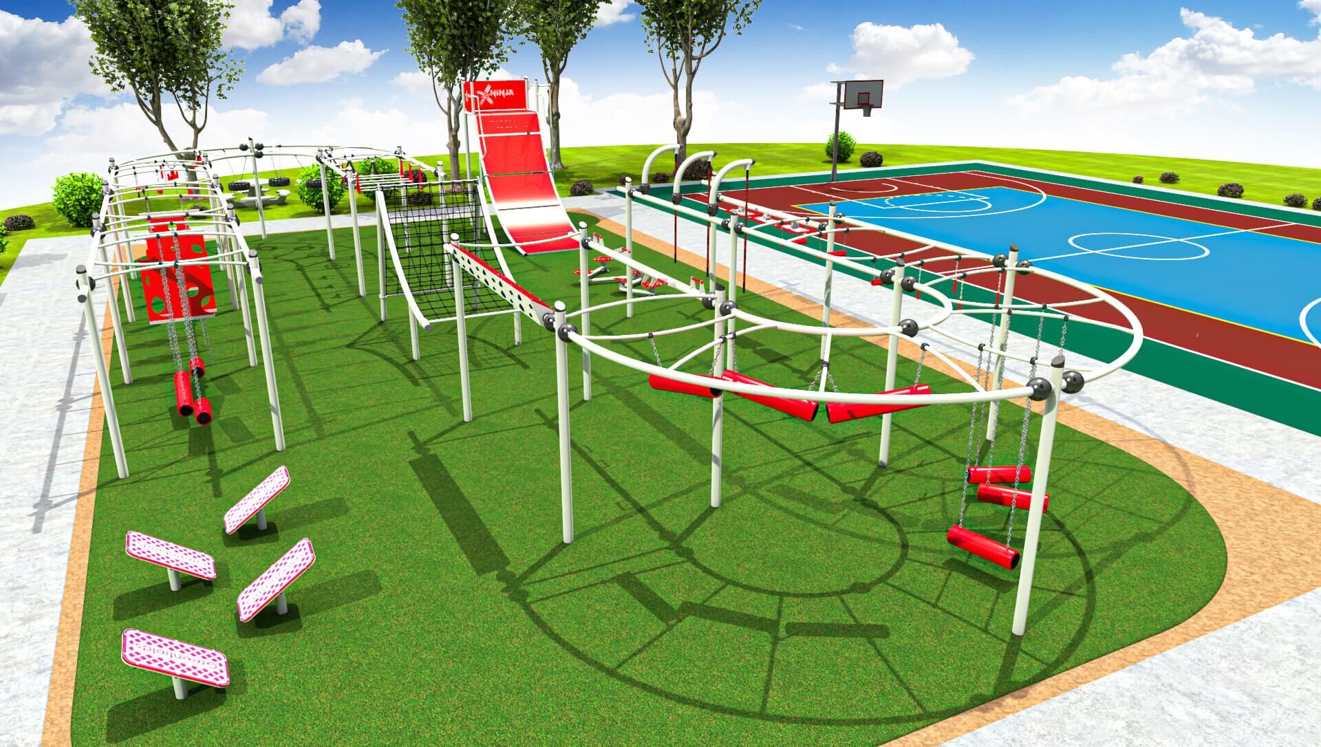 Ninja Course 3 | Advanced Outdoor Obstacle Course